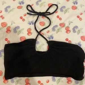Garage Criss Cross Halter Top